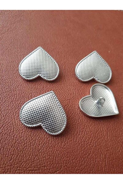 İMREN AKSESUAR 6 bucăți butoane metalice placate cu nichel gratuit - 2,5 cm