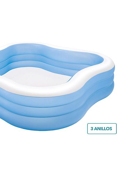 MAGIC TOYS Mavi Renkli Şeffaf Pencereli Havuz 57495 229x229x56Cm
