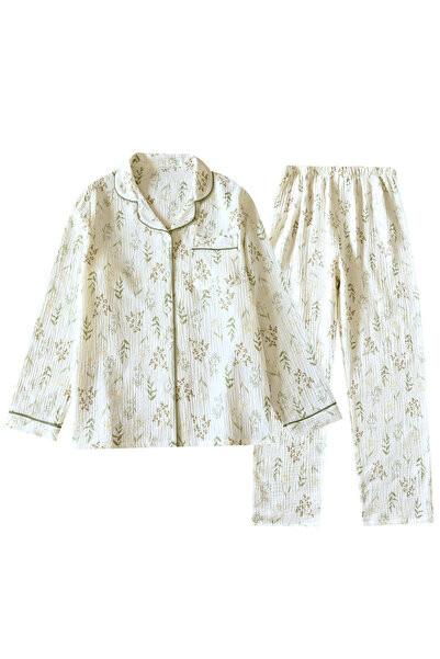 Global Organic Cotton Muslin Fabric Pajama Set