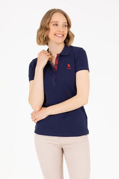 U.S. Polo Assn. Γυναικείο μπλουζάκι Basic Polo Neck G082SZ011.0001567809 TEXTORY CLOTHING