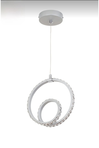 LUZ AMARİLLA 3 Renk Yanabilen Crystal Taşlı Ledli Avize