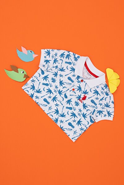 U.S. Polo Assn. Erkek Çocuk MAVİ Polo Yaka Tişört ELİFSU BUTİKHOME