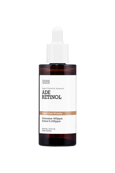 TENZERO 50ml Serum Containing Retinol and Adenosine - Strengthening Skin Barrier, Anti-Aging