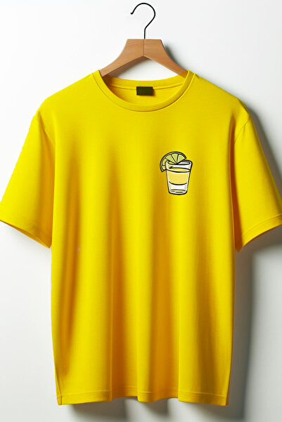 Vordevia Unisex majica sa širokim izrezom i printom tekile