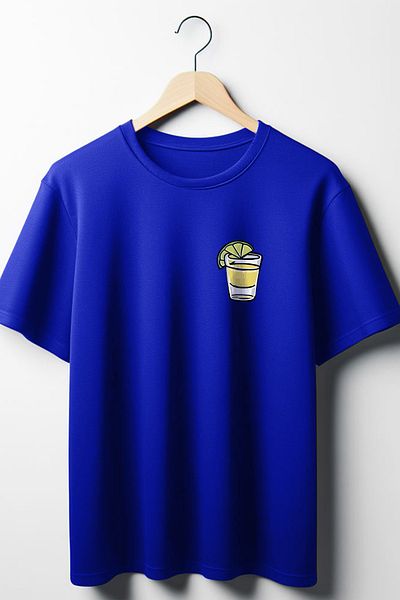Vordevia Μπλουζάκι Unisex με στάμπα Tequila Oversize Crew Neck