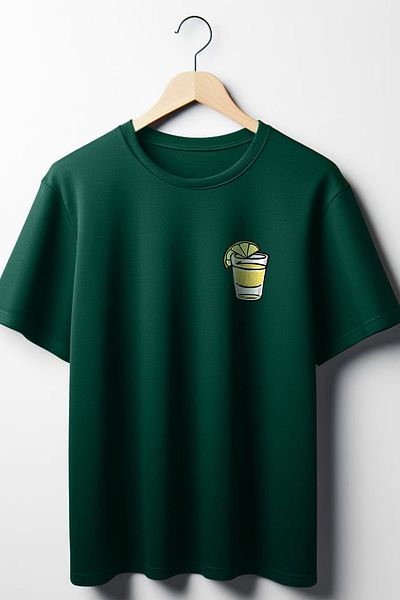 Vordevia Μπλουζάκι Unisex με στάμπα Tequila Oversize Crew Neck