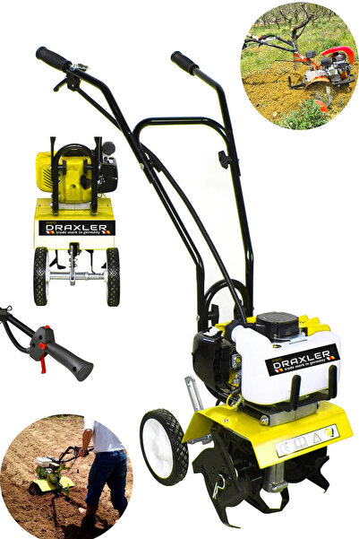Pro Draxler Alman 12 HP Benzinli Magnezyum Karter Tek Egzozlu Mini Çapalama