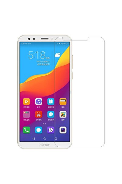 TechnoZone Huawei Honor 7c Kırılmaz Ekran Koruyucu Temperli Cam