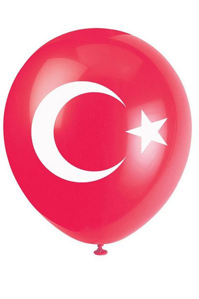 ELGALA Moon Star Printed Balloon 5 Pieces