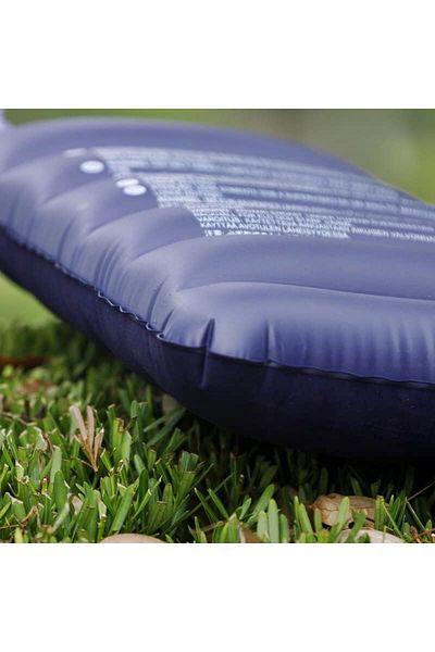 Boldy Inflatable Travel Pillow - Camping Pillow - Beach Pillow - Inflatable Pillow - Orthopedic Inflatable Pillow Velvet