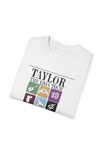 Hilosh Tricou unisex pentru copii cu imprimeu Taylor Swift The Eras Tour - HC05