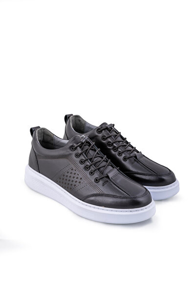 VENZA GENUINE LEATHER MEN'S SHOES BLACK CAPELLO SERIES
