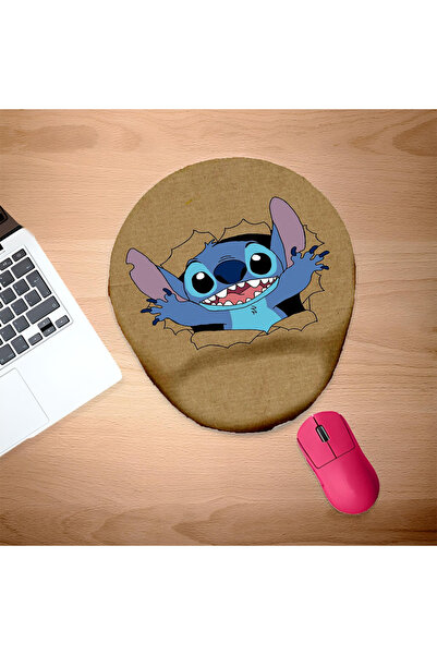 UcuruStore Μπλε χαριτωμένο mouse pad με σχέδιο πλάσματος και στήριγμα καρπού