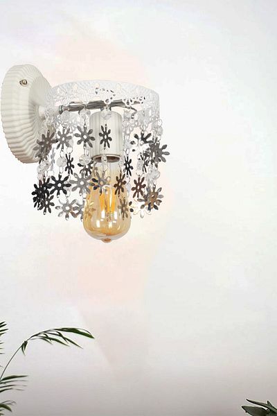 VENON White Maria Lighting Chrome Decorative App