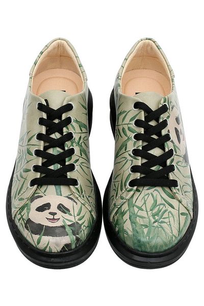 Dogo Pantofi de damă din piele vegană verzi - Design iubitor de bambus