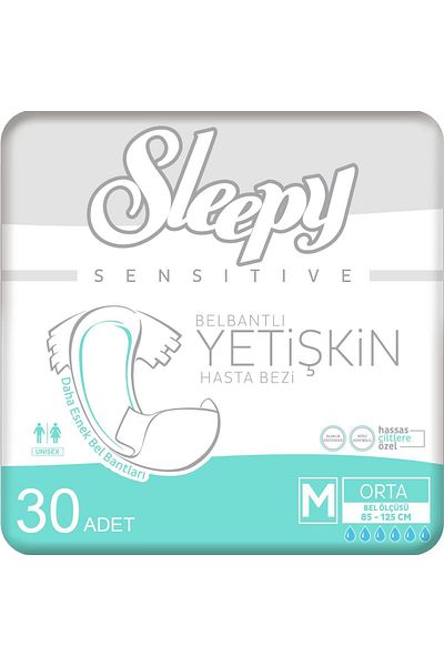 Sleepy Medium Adult Patient Diapers 30 Pieces