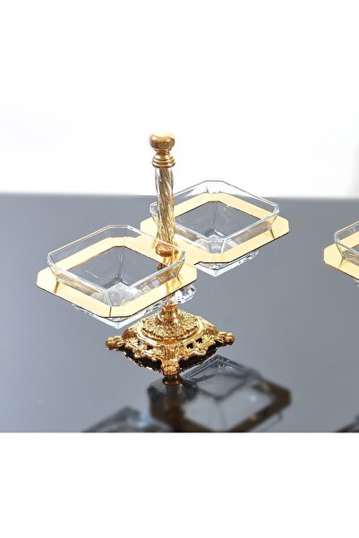 BULUTHOMEAKSESUAR إطار مربع مكون من قطعتين ذهبي