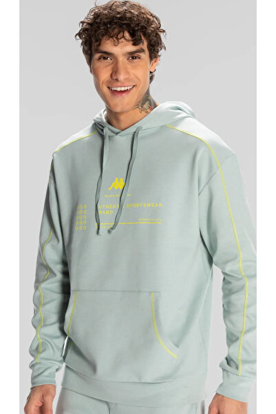 Kappa Authentic Waldo Hoodie Erkek Taş Rengi Regular Fit Hoodie