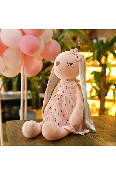 Zigver Kawaii Uyku Arkadaşım Uzun Kulak Peluş Tavşan 35 Cm