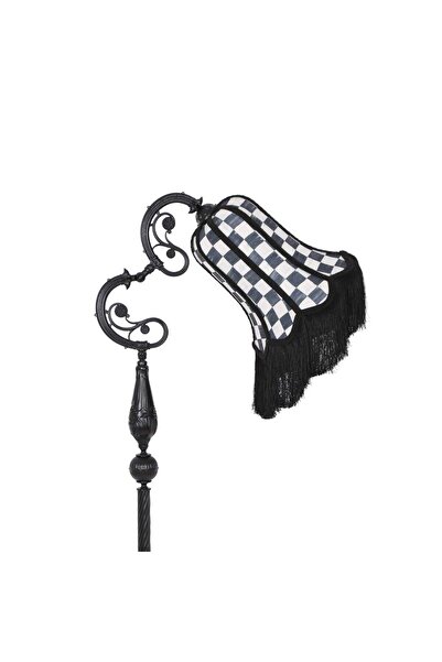 ROSA BIANCA CASA Sokak Lambası SİYAH Ayak DAMA Şapka 170cm.