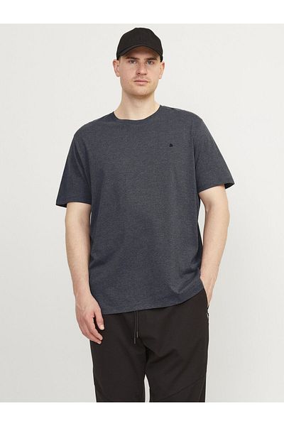 Jack & Jones Plus T-Shirt Plus Einfarbig T-Shirt