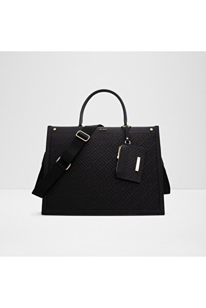 Aldo Women's Black Laptop Bag With Removable And Adjustable Crossbody Strap
