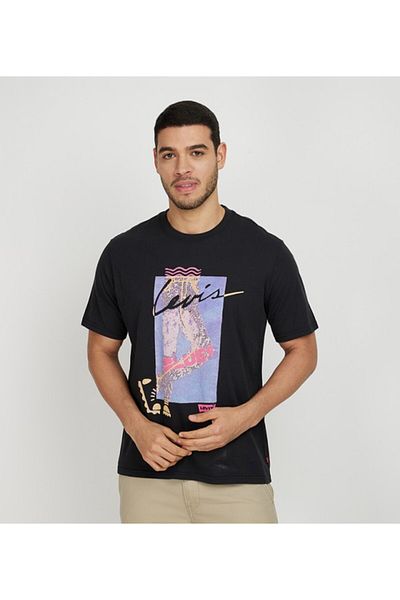 Levi's LE SS TEE Men's Black T-Shirt