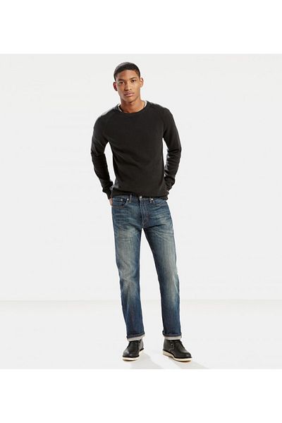 Levi's LE 505 REGULAR STRAIGHT Erkek Mavi Jeans