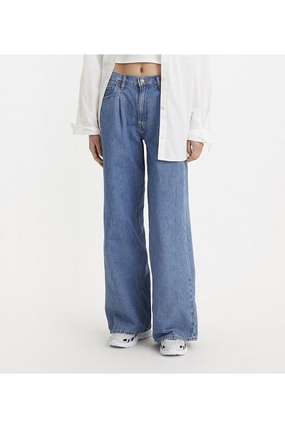 Levi's LE LOW SUPER BOOT جينز أزرق للنساء/الفتيات