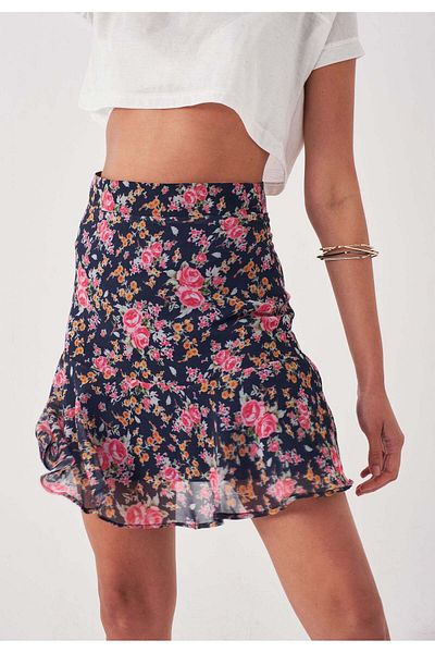 Herita Minirock mit Blumenmuster