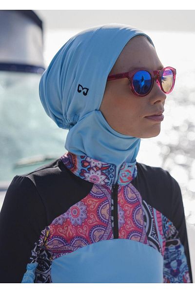 Mayovera Hijab Sea Bonnet- Blue
