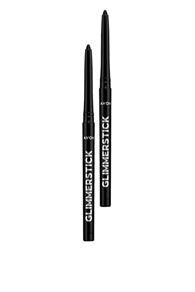 AVON مجموعة أقلام تحديد العيون Glimmerstick Elevator مكونة من قطعتين