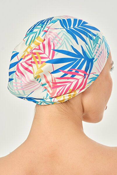 myfirstsea Unisex Likralı Bez Bone Yüzücü Deniz Havuz Bonesi Desenli Bez Bone