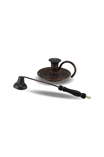 Sonay Bakırcılık Eskitme  Bakır Mum Söndürücü Şinanay Mumluk