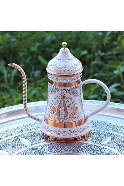 Sonay Bakırcılık Royal Embroidered Copper Oil Pot 800 ml