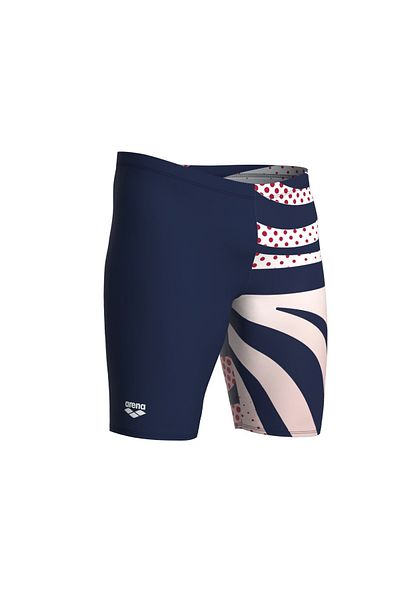 ARENA Arena Multi Stripes Men's High Design Jammer - Navy White