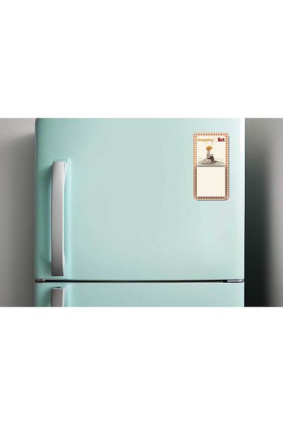 HRS Magnet - Notepad Refrigerator Magnet Note Holder Magnet