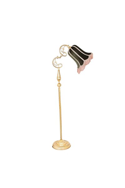 ROSA BIANCA CASA Sokak Lambası ALTIN Ayak YEŞİL Şapka 170cm.