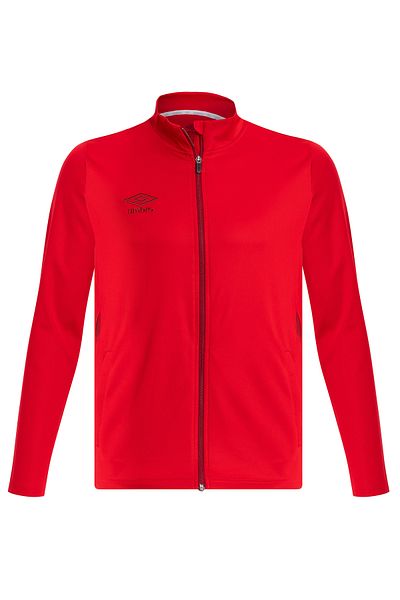 UMBRO Men's Red Tracksuit Top - Fit Sports Jacket Zipped - TC-0121 Umbro Deer Camp Jacket Red