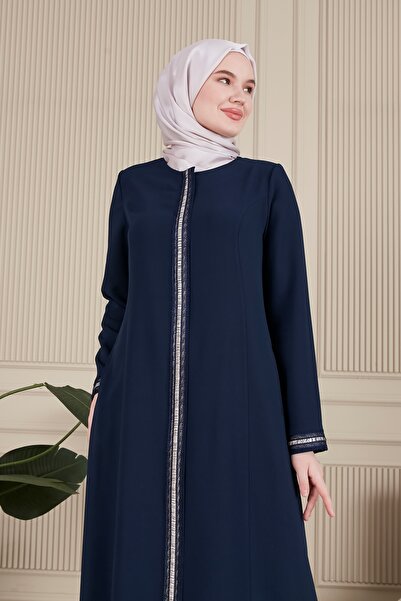 JALİA PAT AND SLEEVE LACE DETAIL WITH CUP WITH POCKET FERACE-6002