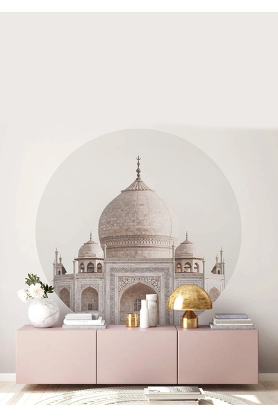 WALLHUMAN Boho - Autocolant de perete în cerc în stil boem