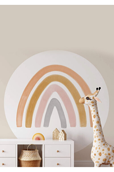 WALLHUMAN Бохо - кръгъл стикер за стена в бохемски стил