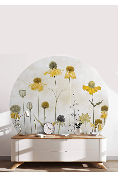 WALLHUMAN Boho - Bohem Tarzında Daire Duvar Sticker