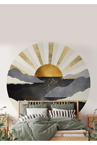 WALLHUMAN Boho - Bohem Tarzında Daire Duvar Sticker