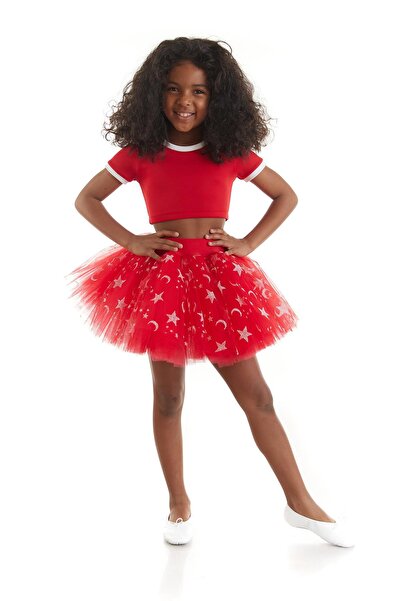 Tameris Kostüm Red Crescent Star Girl's Dance Costume - April 23 Outfits