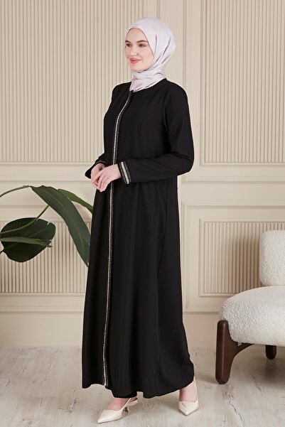 JALİA PAT AND SLEEVE LACE DETAIL WITH CUP WITH POCKET FERACE-6002