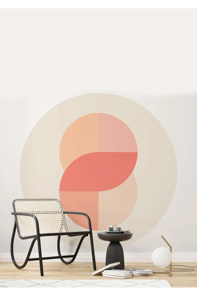 WALLHUMAN Boho - Bohem Tarzında Daire Duvar Sticker