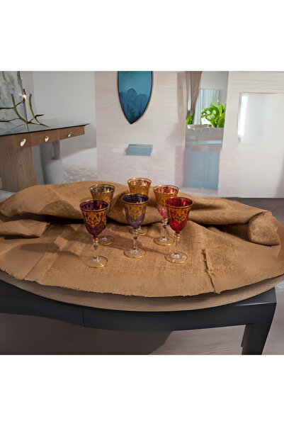 ROSA BIANCA CASA Monalisa Asorti Ayaklı Kadeh 6'lı