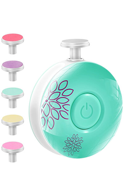 Factorial Bebek Yenidoğan Tırnak Törpüsü Pilli Çocuk Yetişkin Tırnak Makası Manikür Seti 0-12 Ay Tırnak Bakım