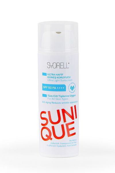SYORELL Sunique Anti-Aging Ultra Light, Moisturizing Sunscreen Cream 50 Spf